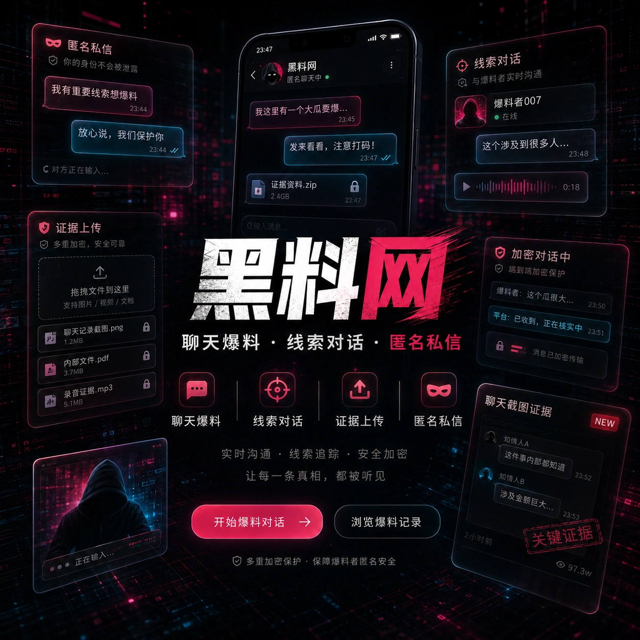 围观社区理性讨论场景